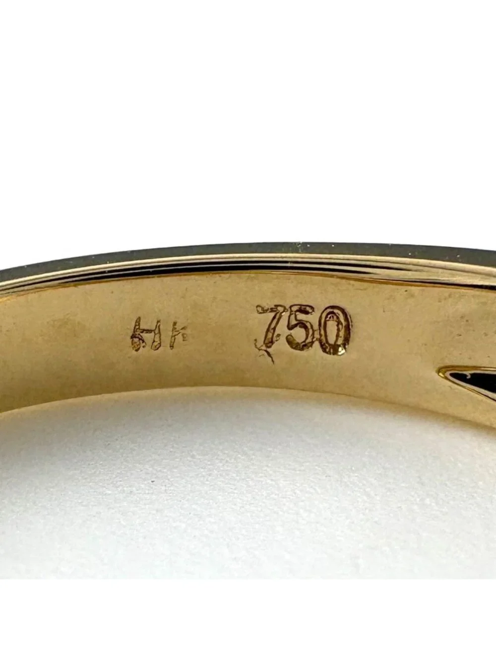 Tiffany & Co Sapphire Yellow Gold Ring Pave Diamond